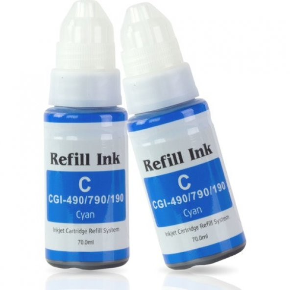 Ppt Premium® Canon G3400 Tanklı Yazıcı Uyumlu Muadil Mavi Mürekkep 70Ml