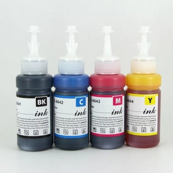 Photo Print Epson Ecotank L3050 Uyumlu 4 Renk Mürekkep Seti - 2