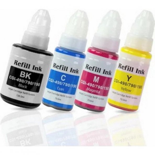 Photo Print Canon Pixma G4411 Mürekkep Seti - Renkli