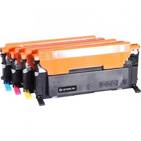 Premium® Samsung CLP325 Uyumlu 4 Renk Muadil Toner Seti
