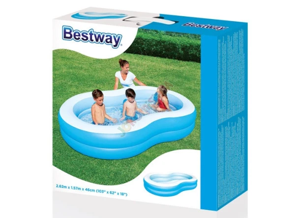 Bestway 54117 Jumbo Oval Renkli Aile Havuzu - 4