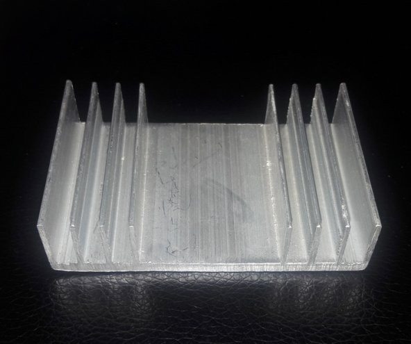 10AS Alüminyum Soğutucu - 78mm x 20mm x 50mm - Resim 3