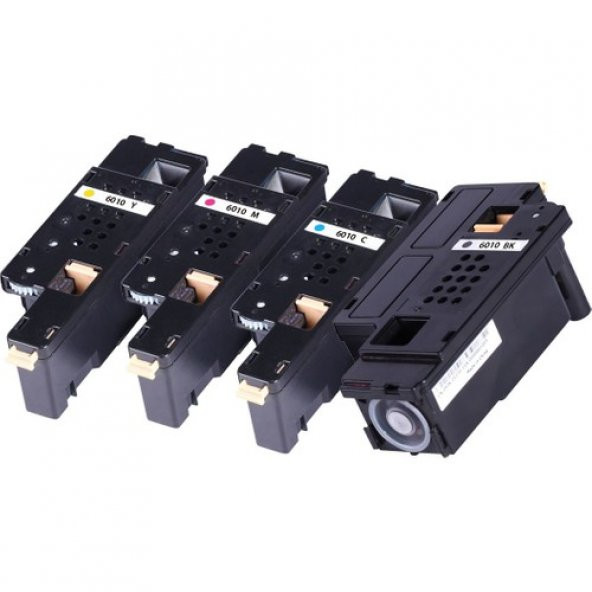Premium Xerox Phaser 6000 Uyumlu 4 Renk Muadil Toner Seti - 2
