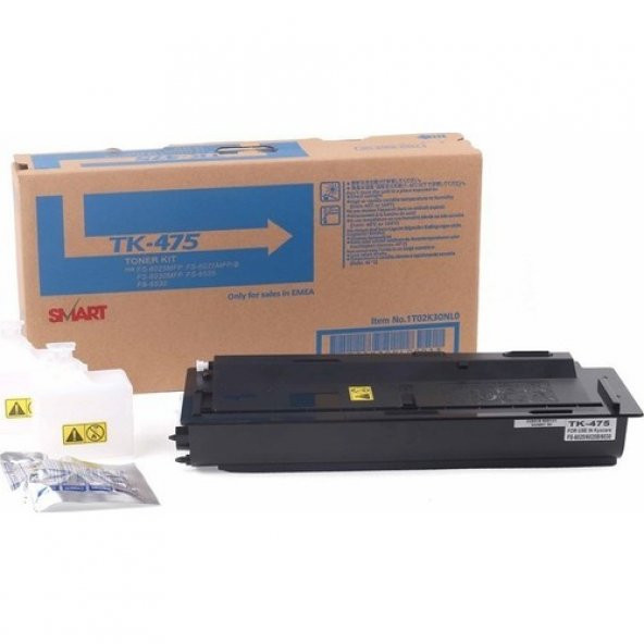 Kyocera Mita TK-475 Smart Toner FS6025-6030-6525-6530 (Yüksek Kapasite)