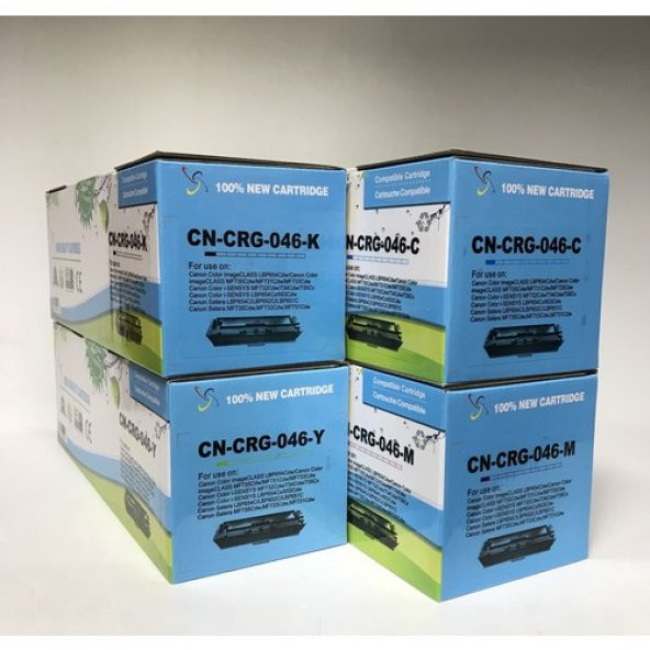 GörkemBüro® Canon LBP613/LBP612/LBP611 CRG045 Toner Takım