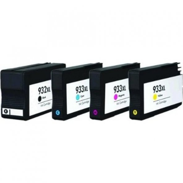 HP 932XL / 933XL Muadil Kartuş Seti - Resim 2