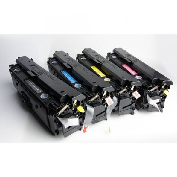 Premium® Hp Color Laserjet Enterprise M553X Uyumlu 4 Renk Muadil Toner Seti