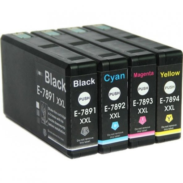Premium Epson T7891 Muadil Kartuş Seti