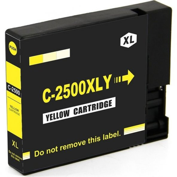 Premium Canon Maxıfy 2500Xl Uyumlu Sarı Muadil Kartuş