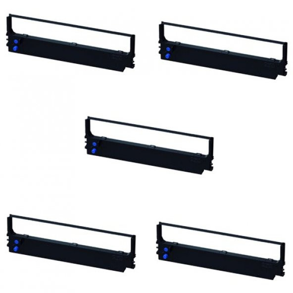 Print Şerit Epson LQ 1000 + LQ 1010 + LQ 1050 Muadil Şerit 4 + 1 5 Adet Kartuş Nokta Vuruşlu Ekonomik Yazıcı Şeridi - 2