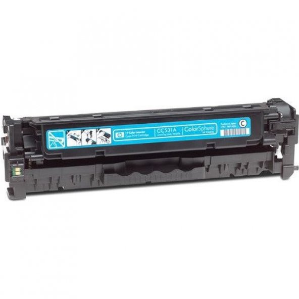 Hp Cc531A (304A) Mavi Muadil Lazer Toner