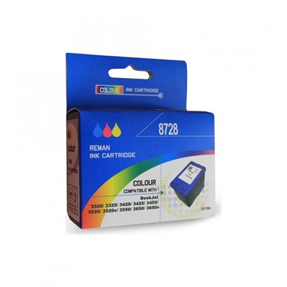 Bk Hp 28 Sıfır Renkli Muadil Kartuş Yüksek Kapasite (C8728A)