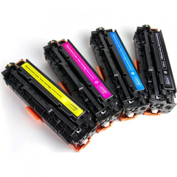 Photo Print® HP CC530A Uyumlu 4 Renk Muadil Toner Seti