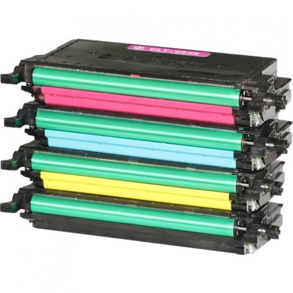 Premium® Samsung CLX6220FX Uyumlu 4 Renk Muadil Toner Seti