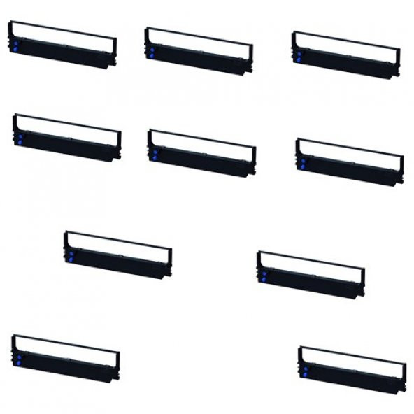 Print Şerit Oki ML 1120 + 1190 Muadil Şerit 8 + 2 10 Adet Kartuş Nokta Vuruşlu Ekonomik Yazıcı Şeridi - Resim 2