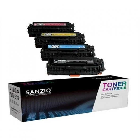 Hp Cc530a Cc531a Cc532a Cc533a Muadil Toner Seti