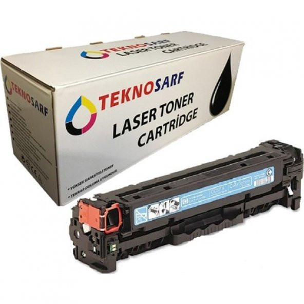 Teknosarf Hp Cc531A Mavi Muadil Toner