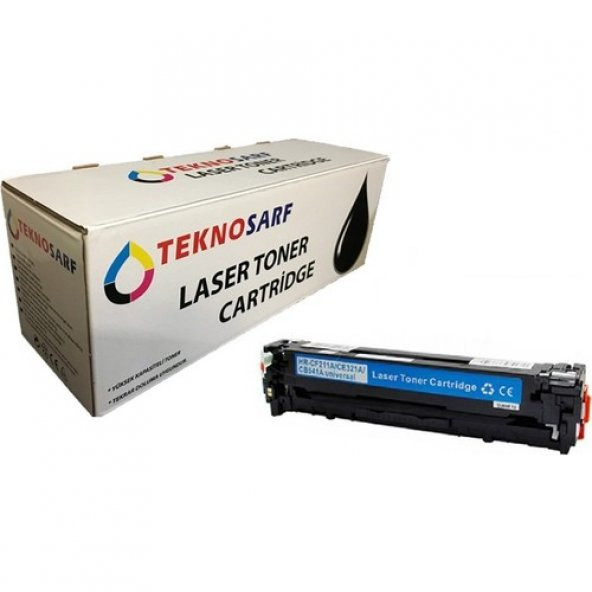 Teknosarf Hp Ce321A Mavi Muadil Toner