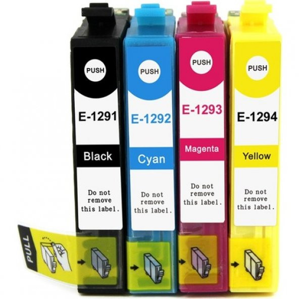 Premium® Epson Stylus SX525 Uyumlu 4 Renk Muadil Kartuş Seti