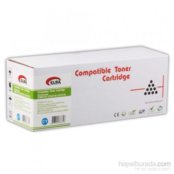 Elba Hp Ce321a-Cf211a Mavi Unıversal Toner