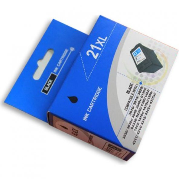 Hp 21Xl Sıfır Siyah Muadil Kartuş Yüksek Kapasite (C9351E)