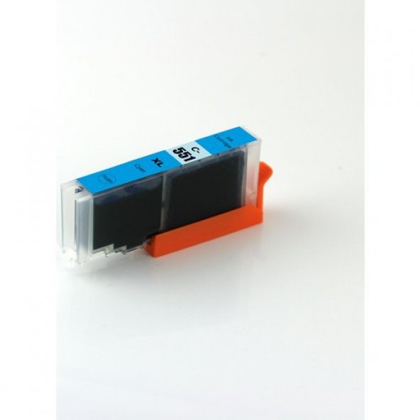 Premium Canon CLI 551XL Mavi Muadil Kartuş - Resim 2