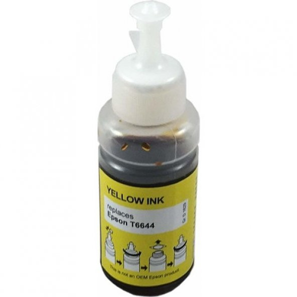 Premium® Epson T664 Uyumlu Sarı Mürekkep 70Ml