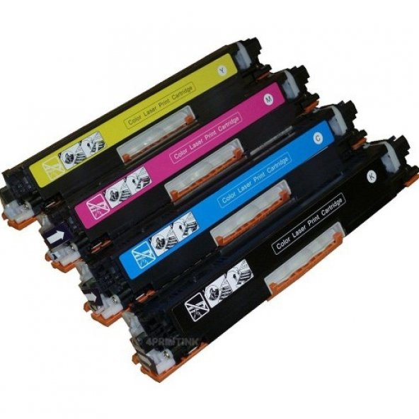 Hp Ce310A (126A) Siyah Muadil Lazer Toner Seti 4Lü