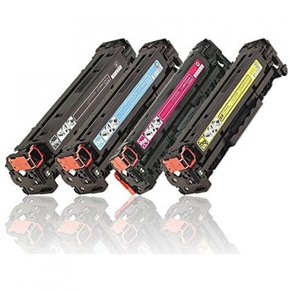 Hp Ce410A-Ce411A-Ce412A-Ce413A Muadil Toner 4 Renk Avantaj Paket
