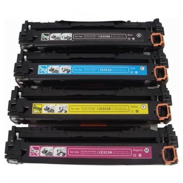 Hp Ce320A (128A) Serisi Muadil Lazer Toner Seti 4Lü - Resim 2