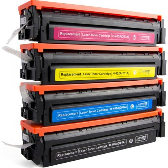 Premium® HP Color Laserjet Pro M277DW Uyumlu 4 Renk Muadil Toner Seti