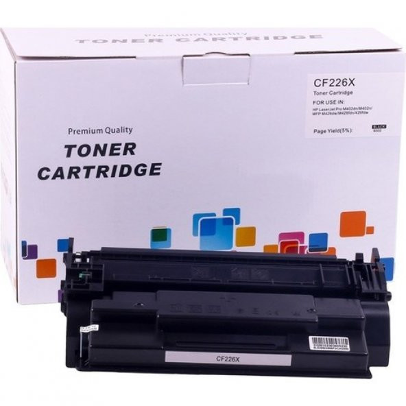 HP CF226X (26X) Muadil Toner (M402-M426) (9k)