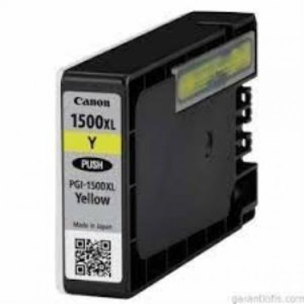 Canon Orijinal PGI 1500 SARI KARTUŞ - Maxify MB2050 / MB2350 / MB2150/MB2155 / MB2750 / MB2755