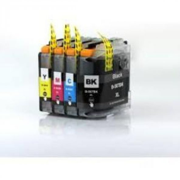 Brother MFC J3520 569xl-565xl Uyumlu 4 Renk Muadil Kartuş Seti