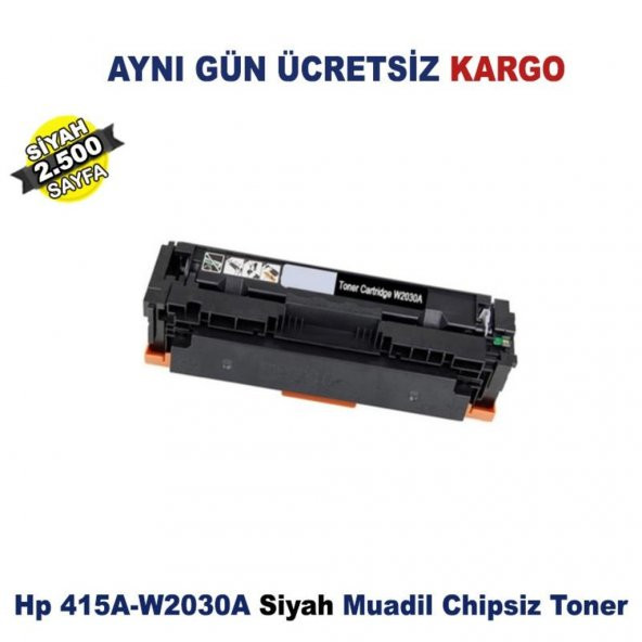 Hp ColorLaserJetPro 415A M479FNW 1 SET Çipsiz Muadil Toner