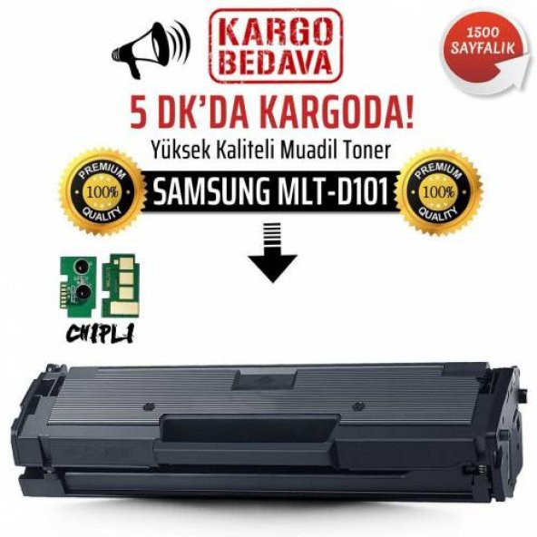 Samsung MLT-D101S Çipli Muadil Toner ML2165-SCX3405 -ML2161