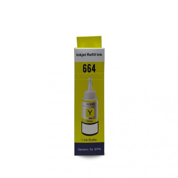 Epson T664 Uyumlu Sarı İthal Muadil Mürekkep 70Ml(YENİ ÜRÜN) - 2