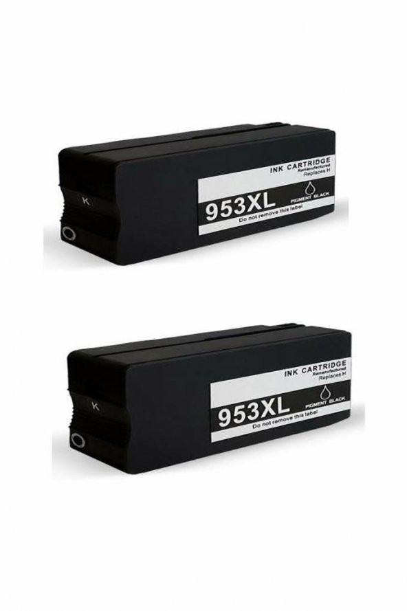 Hp 953XL 2 ADET Siyah 8210/8710/8715/8720/8725/8730/7740 Muadil Kartuş