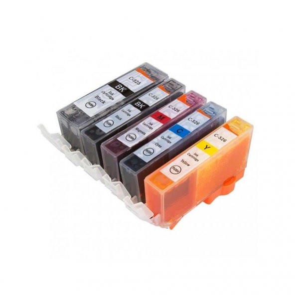 Canon Pixma MG6220 Uyumlu PGI-525-CLI-526 RENK MUADİL KARTUŞ SET
