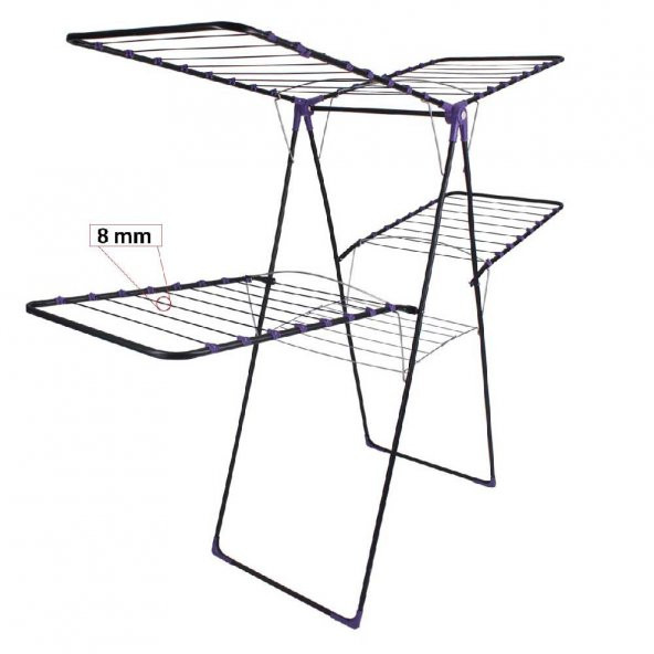 Massima Twin Life Çamaşır Kurutmalık Katlanabilir Kurutma Askısı - 2