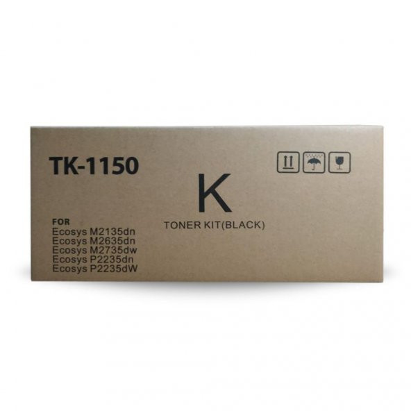 Muadil Toner KYOOCERA  TK1150 SİYAH ÇİPLİ 3000 Sf.