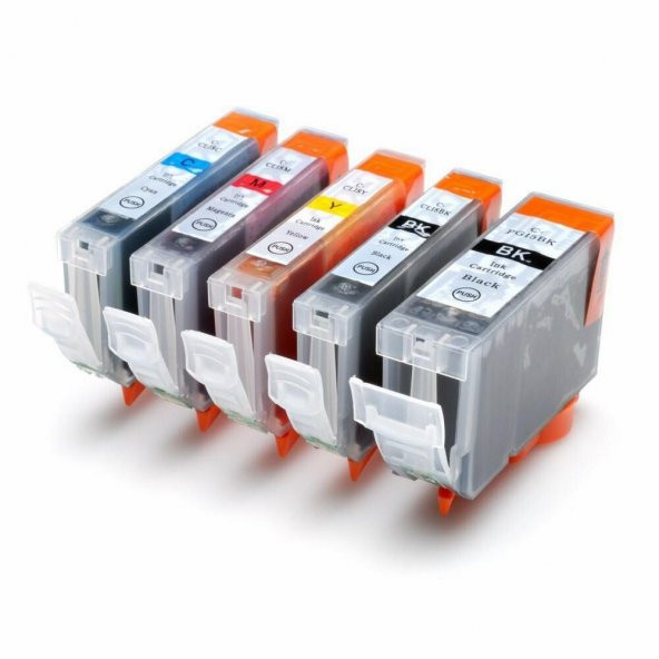 Canon Pixma İP 4500 PGI-5BK CLI-8 5 Renk Muadil Kartuş Set