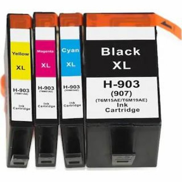 HP 903XL Muadil Takım Kartuş 4lü Set Officejet Pro 6950/6960/6970