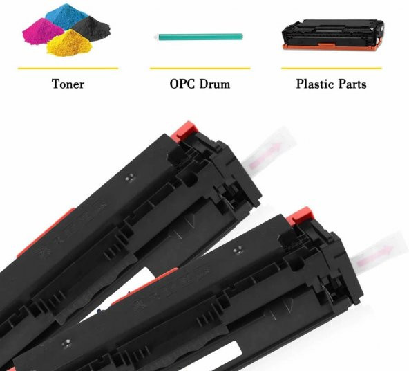 HP 415A (W2030A-2031A-2032A-2033A) M454/M479 Muadil Toner Çipsiz set