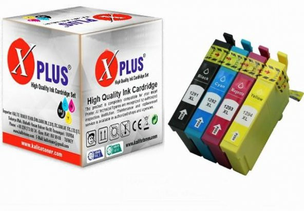 XPLUS Epson Stylus SX235W Uyumlu 4 Renk Muadil Kartuş Seti