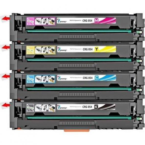 Xplus Hp 125A-CB540A-CB541A-CB542A- CB543A Hp Color Laserjet CM1312 1 Set Muadil Toner 2200 Sayfa Renkli