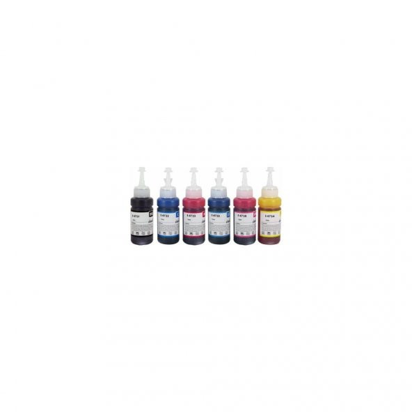 Photo Print Epson L805 Uyumlu 6 Renk Mürekkep Seti