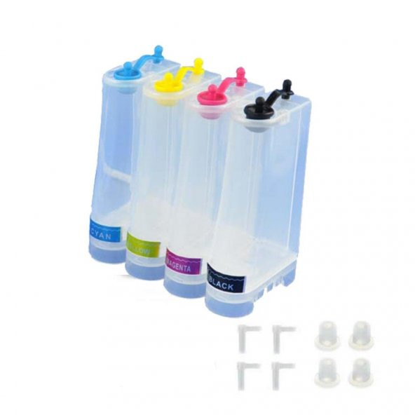 Xplus Canon MX340 PG-510 / CL-511 Bitmeyen Kartuş Tankı + 4 x 100 ml mürekkepli - Resim 2