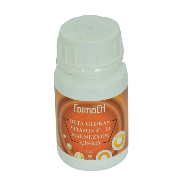 My Farmaex Beta Glukan Vitamin C-D Magnezyum Çinko 60 Kapsül