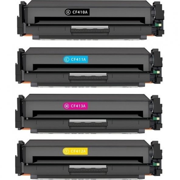 Photo Print HP Color Laserjet Pro M452DW 4 Renk Muadil Toner Seti - Resim 2